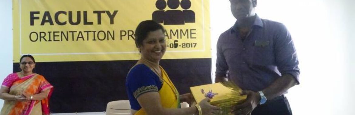 FACULTY ORIENTATION PROGRAMME