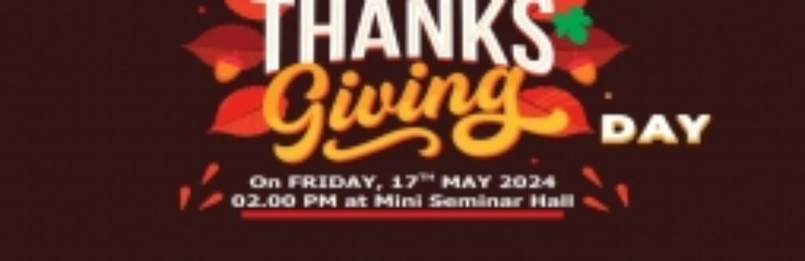 Thanks giving day 2023-24