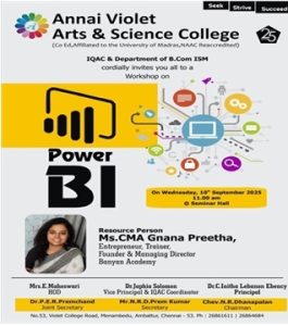 Evolve Club Workshop on “ Power BI”