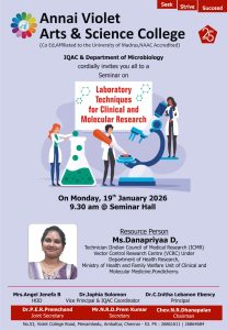 Seminar – Laboratory Techniques for Clinical & Molecular Research