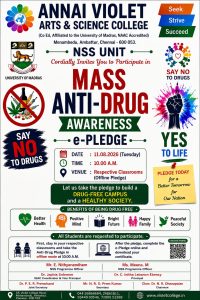 Mass Anti Drug Awareness – Pledge